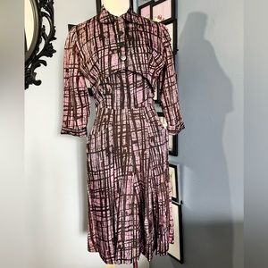 Two piece vintage wiggle dress with matching bolero